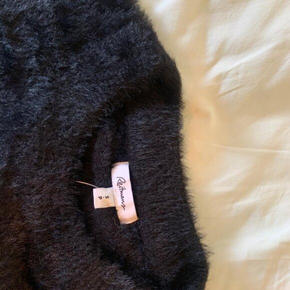 ✨ city chic ✨ feather-yarn black sweater - Picture 2 of 3